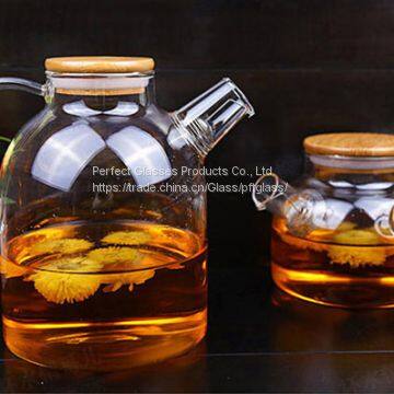 Water Bottle Wholesale Glass Bottle Wholesale Water Jug Glass Decanter Glass Bottle for Kitchen Resturant and Hotel photo-2