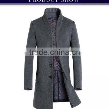 2015 latest design long woolen coats for men cheap china wholesale clothing