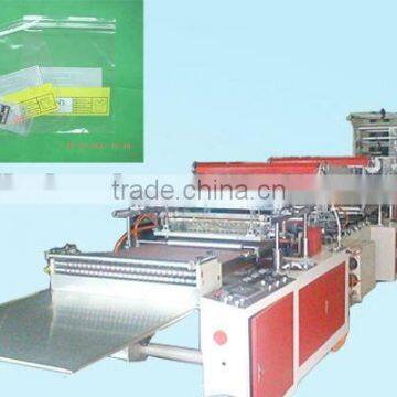 Zipper Storage Bag Making Machine with Ultrasonic Welder