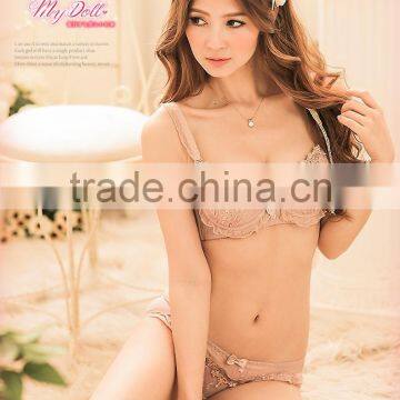 China Made Sexy Girl Sexy Bra Panty Set photo-3