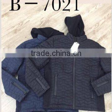 New Style Jacket With Hoody Fashion Winter Quilted Man Jacket Stocklots photo-2