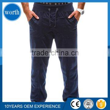 men cheap easy cargo sweat pants with side pocket