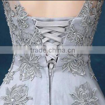 Short Sleeve Lace Party Evening Fashion Night Dress Patterns photo-3