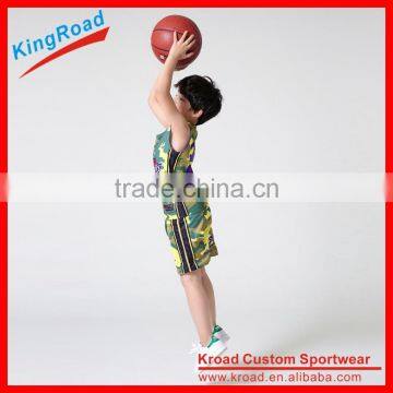 Hot Selling Custom Cheap Kids Basketball Jerseys photo-3