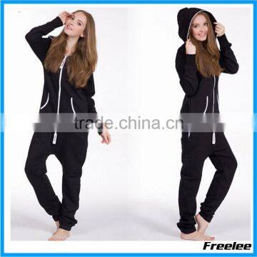 Best Cheap Unisex Adult Hooded Pajama Adult Onesie 100 Cotton photo-3