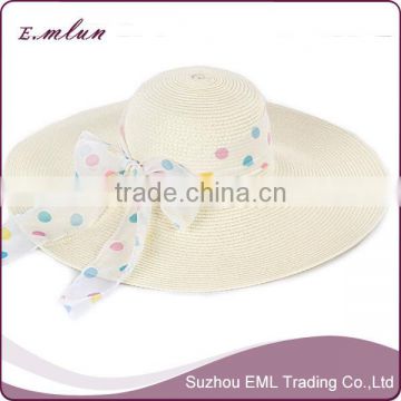 Korea summer straw hat in big size sun hat brim sun beach hat