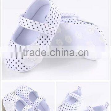 2017 New Design Walking Canvas Casual Cute Flower Girls Baby Shoes for 1years Old photo-6