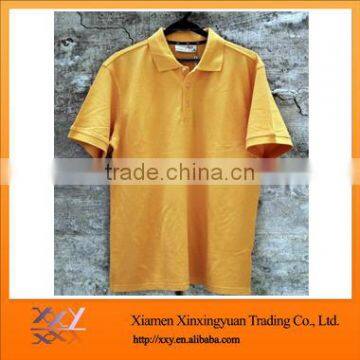 2014 New Custom Polo Shirts Light Yellow For A Men Wholesale