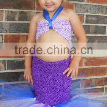 Handmade Girls Crocheted Mermaid Tail Dress photo-2