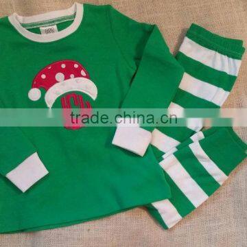 Christmas Pajamas Stripe Pajamas Organic Cotton Pajamas Baby Boy Christmas Clothes photo-4
