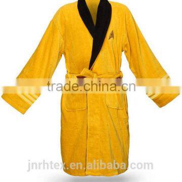 Factory Wholesale Custom Logo Cotton Terry Hotel Bathrobe photo-3
