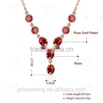 Rose Gold Long Sweater Fashion Chain Neaclaces photo-3