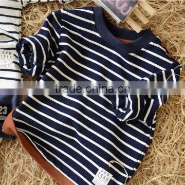 S16434A Autumn New Boys Striped Hoodies Fashion Childrens Sweatshirts photo-3