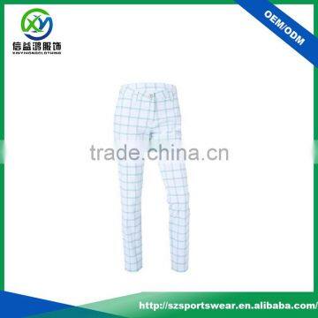 Sublimated Ladies' Slim Fitted Golf Pant ,Ladies Trouser Cutting