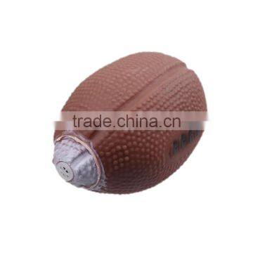 Vinyl Giggle Ball Training Chew Sound Activity Squeaky Toy NFL Football Brown photo-2