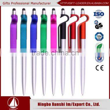 Custom stylus plastic ball pen new products 2016