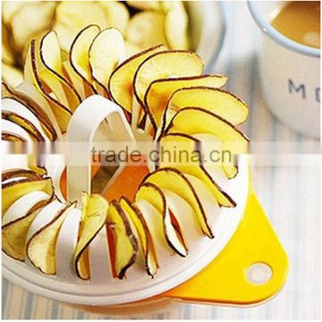 Microwave Potato Crisp Chip Vegetable Slicer Cutter low calorie Snack Maker DIY Set Tray Kitchen Tool KC1330