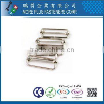 Taiwan Brass Metal Copper Gold Plated Steel Adjust Buckle Slide Strap Buckle photo-3