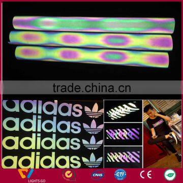 2016 new fantastic 7color rainbow heat transfer reflective film