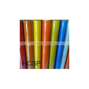 Colored paint reflective plastic sheeting