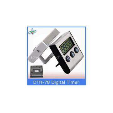 Digital kitchen timer with magnet on back