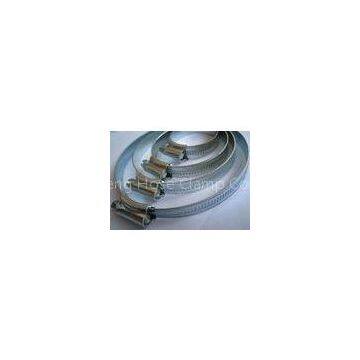 White Zinc Plating European Hose Clamps For Petro-chemical Industry 40 - 55mm