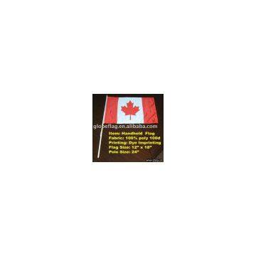 Canadian Hand flag/waving flag