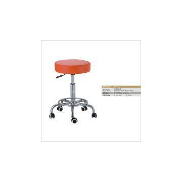 stainless steel round stool with foam seating