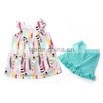 Child Clothes Baby Apparel Kids dress with cotton shorts