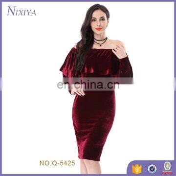 2017 Fashion new Guangzhou wholesale plus size clothing Dress