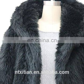 2016 Wholesale Ladies Warm Fake Fur Long Coat photo-2