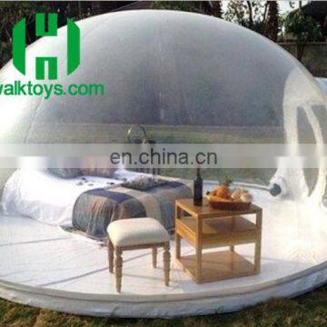 Top quality PVC material inflatable transparent lodge tent for event bubble tent for event,romantic clear multi-room tent