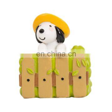 Garden Home Decoration Resin Dog Welcome Statue