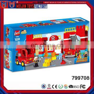 2017 hot sale education building blocks plastic bulk blocks toy (109PCS)