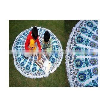 Indian Round Mandala Wall Hanging Throw Beach Sheet Towel Gypsy Yoga Tapestry