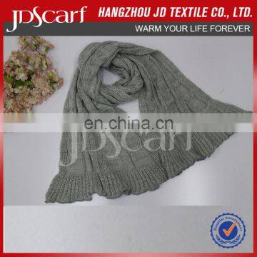Oversized Womens Thick Winter Knitted Scarf Sex Arab Ms.knitted Scarf photo-2