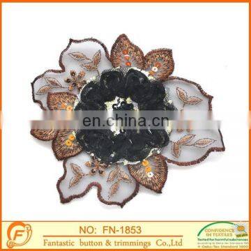 handmade flower beaded collar for women garments