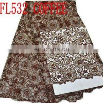 Hot Africa Voile Lace for Wholesale/retail(FL532)high Quality/best Price/prompt Delivery/in Stock/popular in European Market photo-2