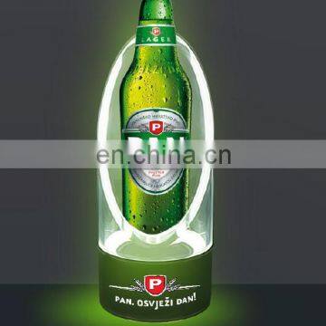 led acrylic lighted beer bottle holder