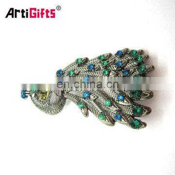Diy Your Own Small Quantity Metal Custom Logo Soft Enamel Rhinestone Lapel Pin photo-4