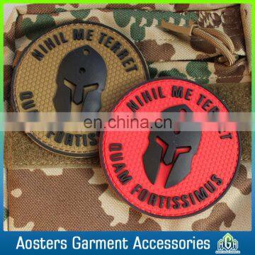 custom heat transfer private rubber labels for clothing