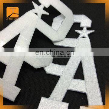 wholesale custom 3d embroidery neck iron patch