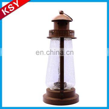 Promotional Price China Manufacturer Tall Glass And Metal Candle Holders Hanging Lantern Stand