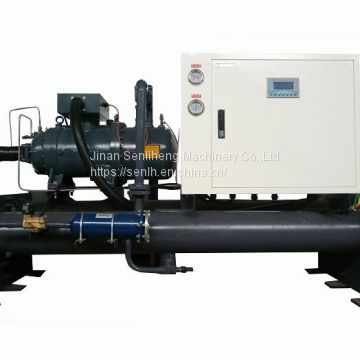 Industrial water cooled screw water chiller