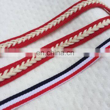 Wholesale Price Squares Pattern Retro Ribbon National Style Embroidery Tape