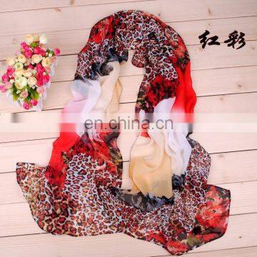 Elegant Lady Chiffon Scarf China Wholesale Scarf Polyester Magic Scarf photo-4