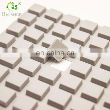 Self adhesive sticky rubber pads for glass top