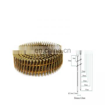 customized wooden pallet screw coil nail