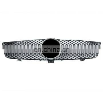 Верхняя хромированная черная решетка переднего бампера, подходящая для Mercedes Benz CLS Class W219 2008 - 2011 годов выпуска photo-2