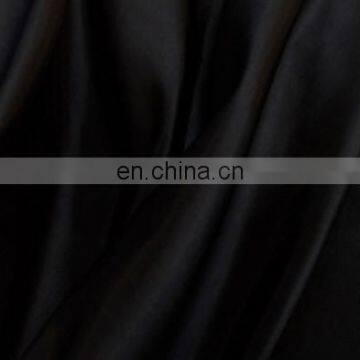 100% polyester Taffeta Solid Fabric Black Sold by the yard